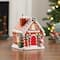 7" Brown Nostalgic Ceramic Lit Gingerbread House